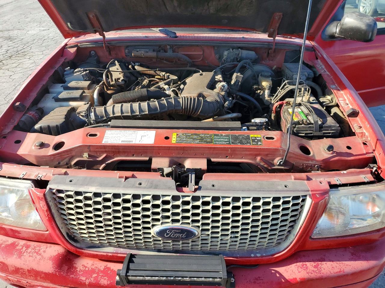 2003 Ford Ranger Red vin: 1FTYR10U53PB53048