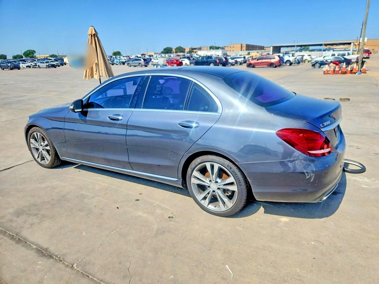 2015 Mercedes-benz C 300 Gray vin: 55SWF4JB0FU045285