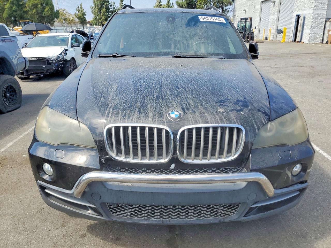 2007 Bmw X5 4.8i Black vin: 5UXFE83597LZ45487