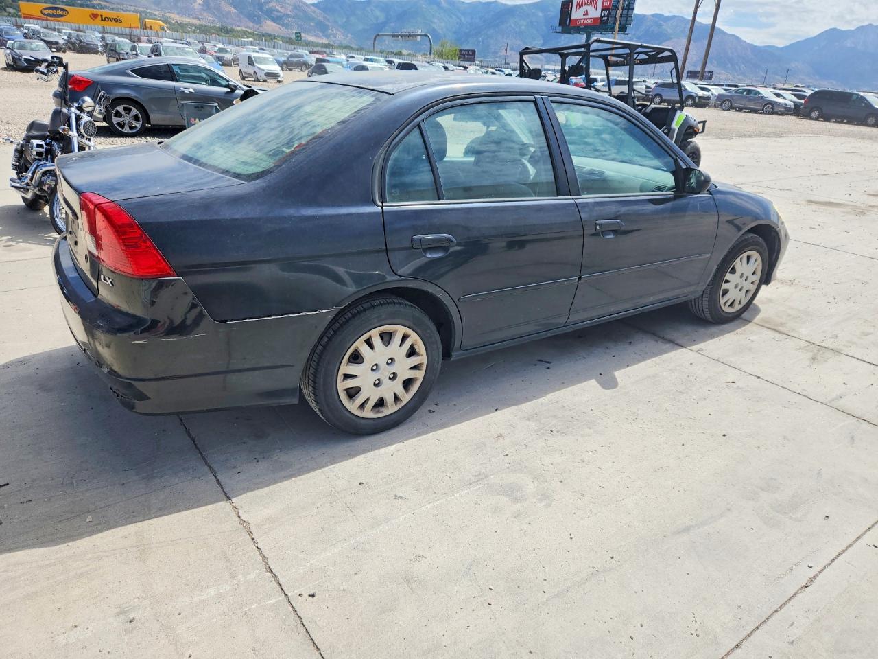 2005 Honda Civic Lx Black vin: 2HGES16505H520258