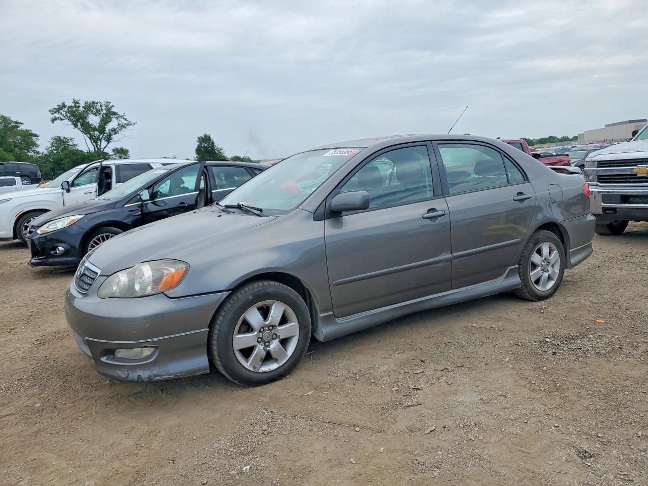 2008 Toyota Corolla S Gray vin: 1NXBR32E18Z988494