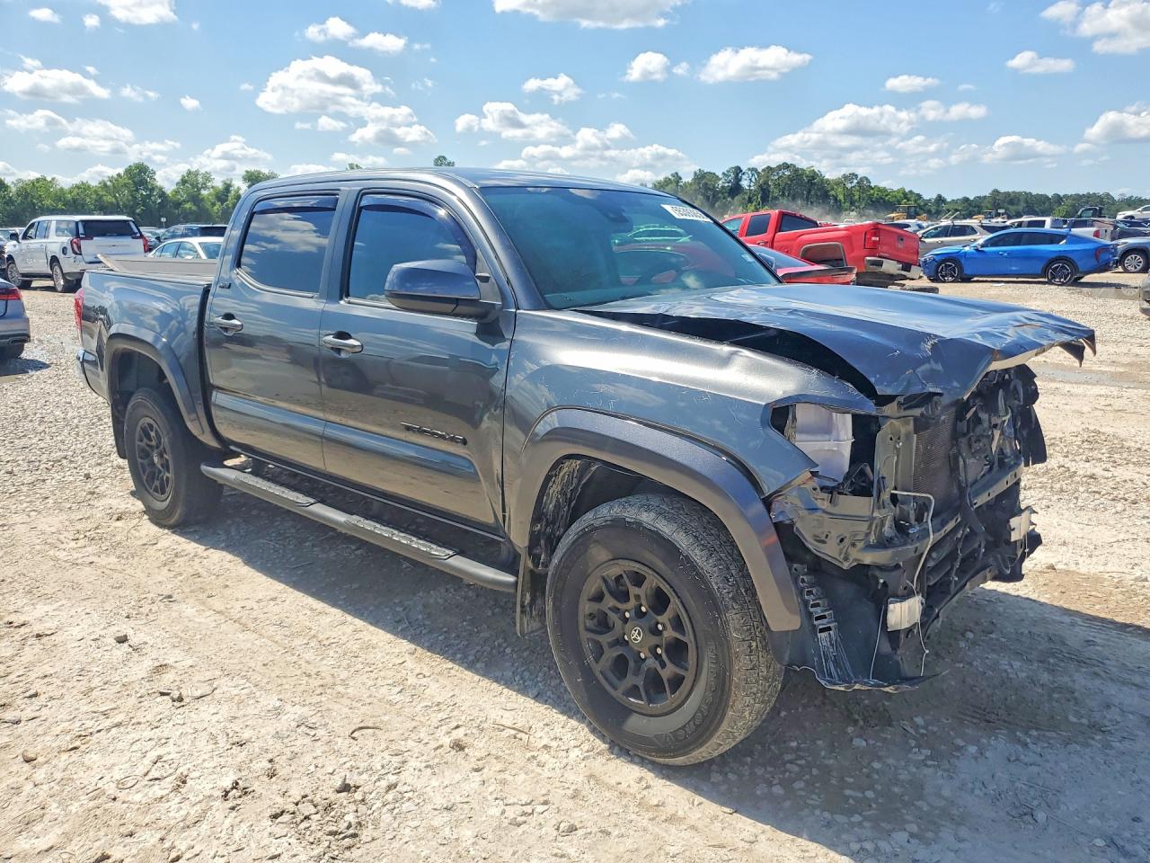 2022 Toyota Tacoma Sr5 V6 Серый vin: 3TMAZ5CN3NM170808