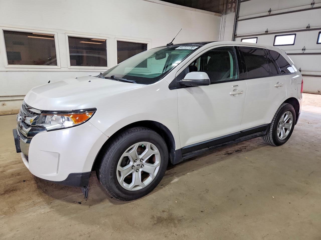 2012 Ford Edge Sel White vin: 2FMDK3J92CBA48625