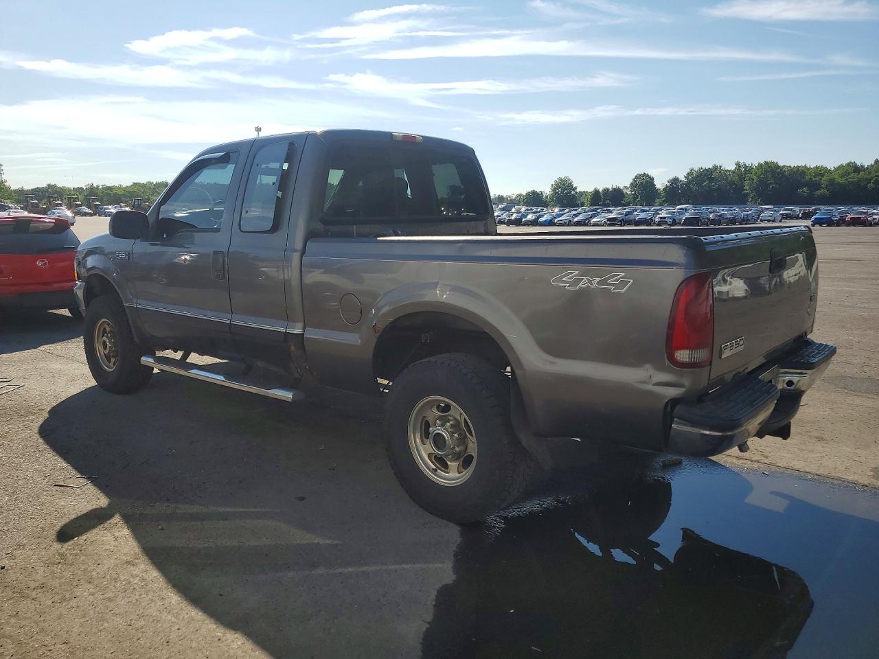2002 Ford F250 Super Duty Gray vin: 1FTNX21LX2EC31936