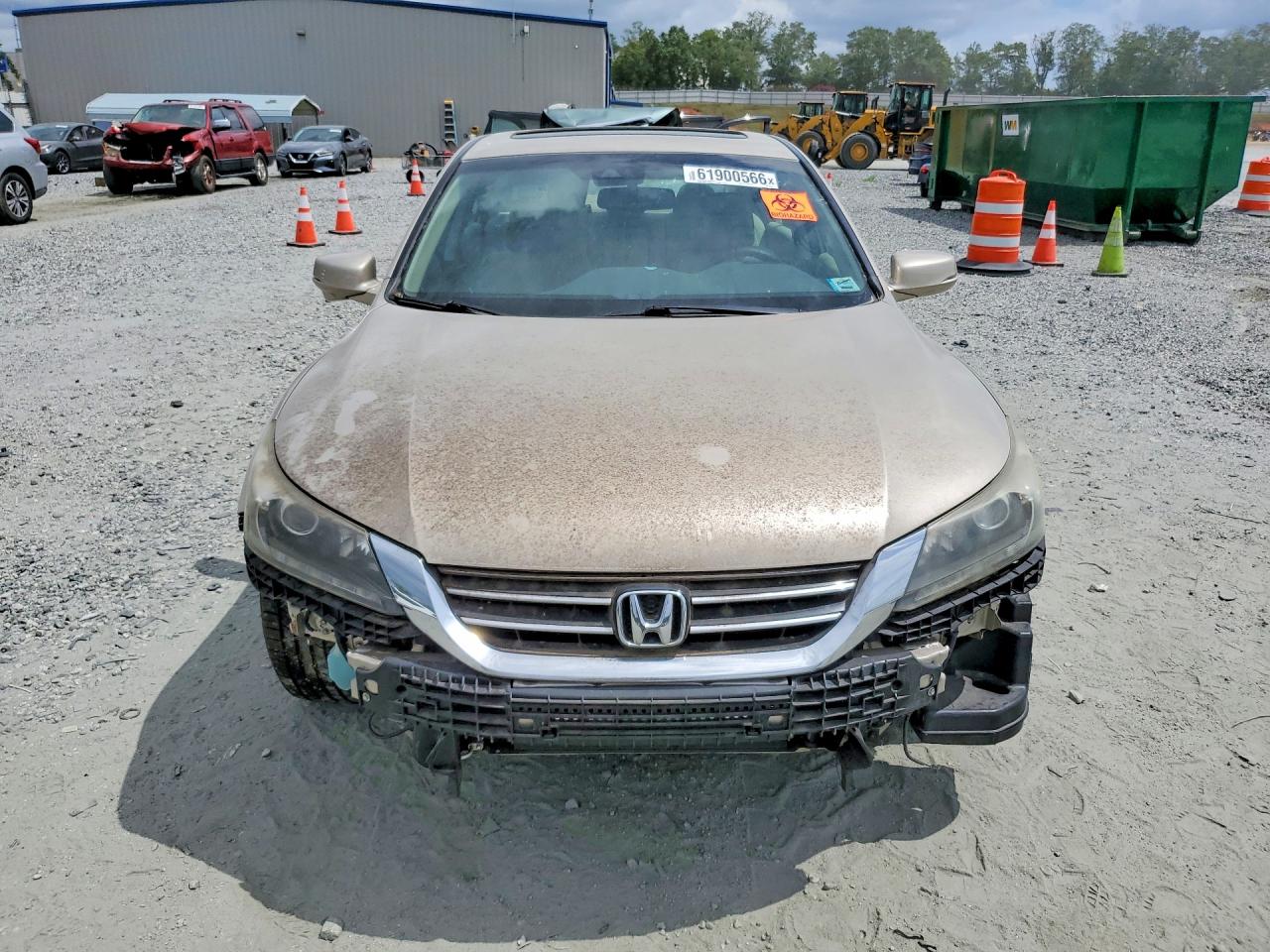 2013 Honda Accord Exl Tan vin: 1HGCR3F82DA021547