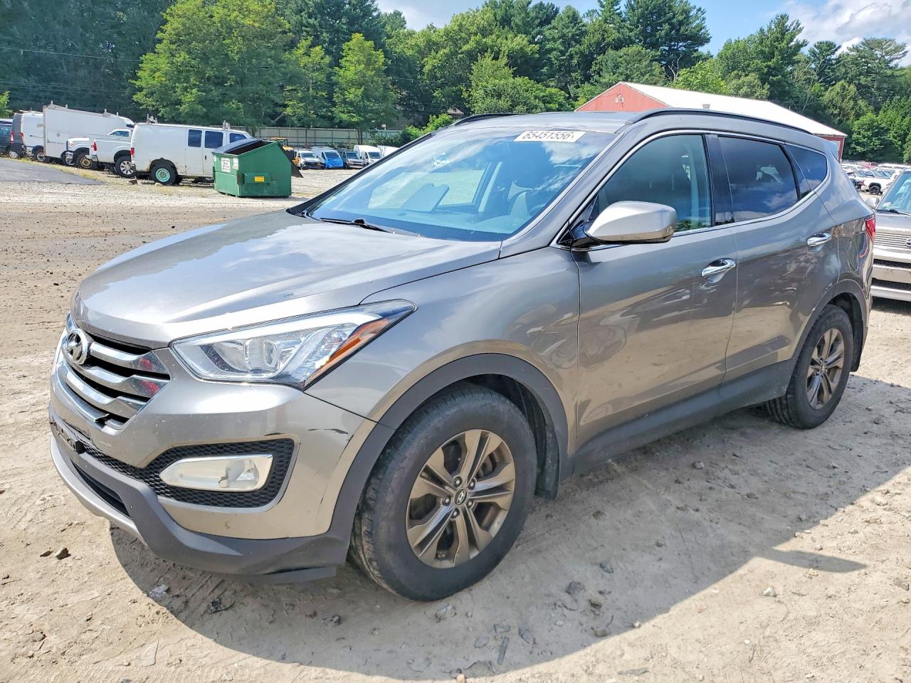 2013 Hyundai Santa Fe Sport 2.4l Gray vin: 5XYZUDLB1DG014652
