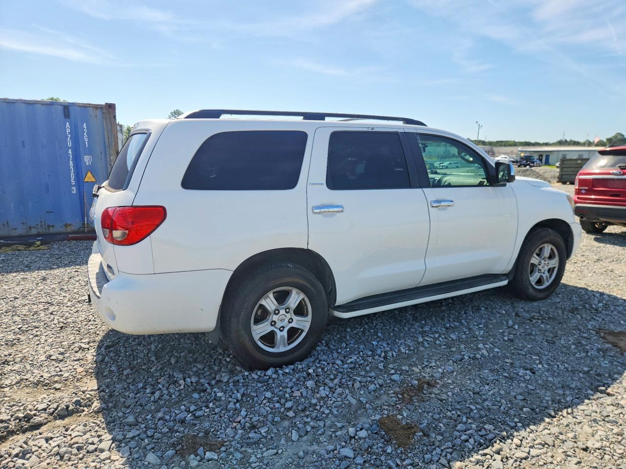 2008 Toyota Sequoia Limited Белый vin: 5TDZY68A48S012838