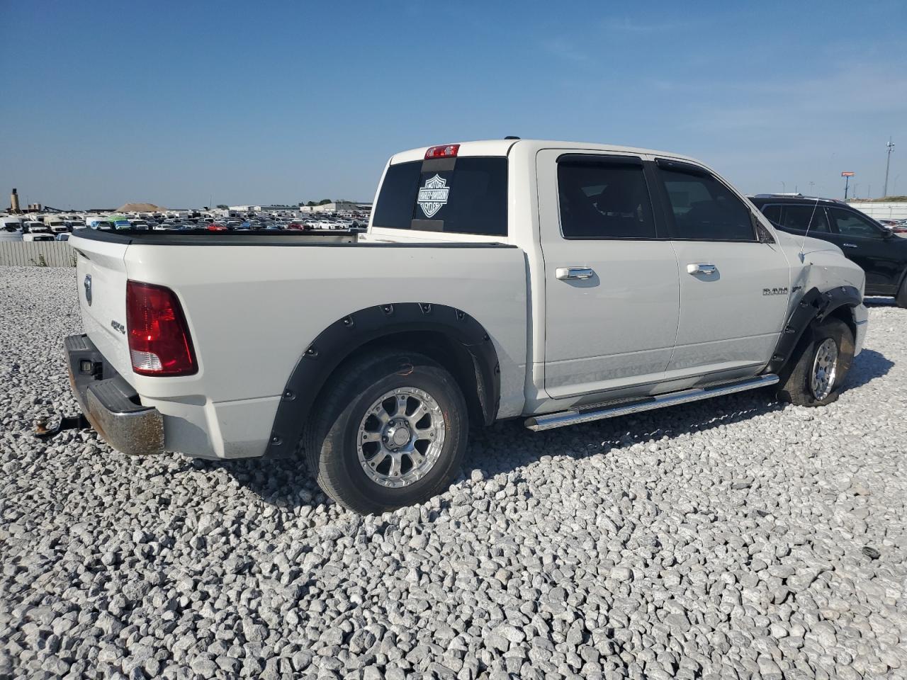 2009 Dodge Ram 1500 White vin: 1D3HV13T49S705067