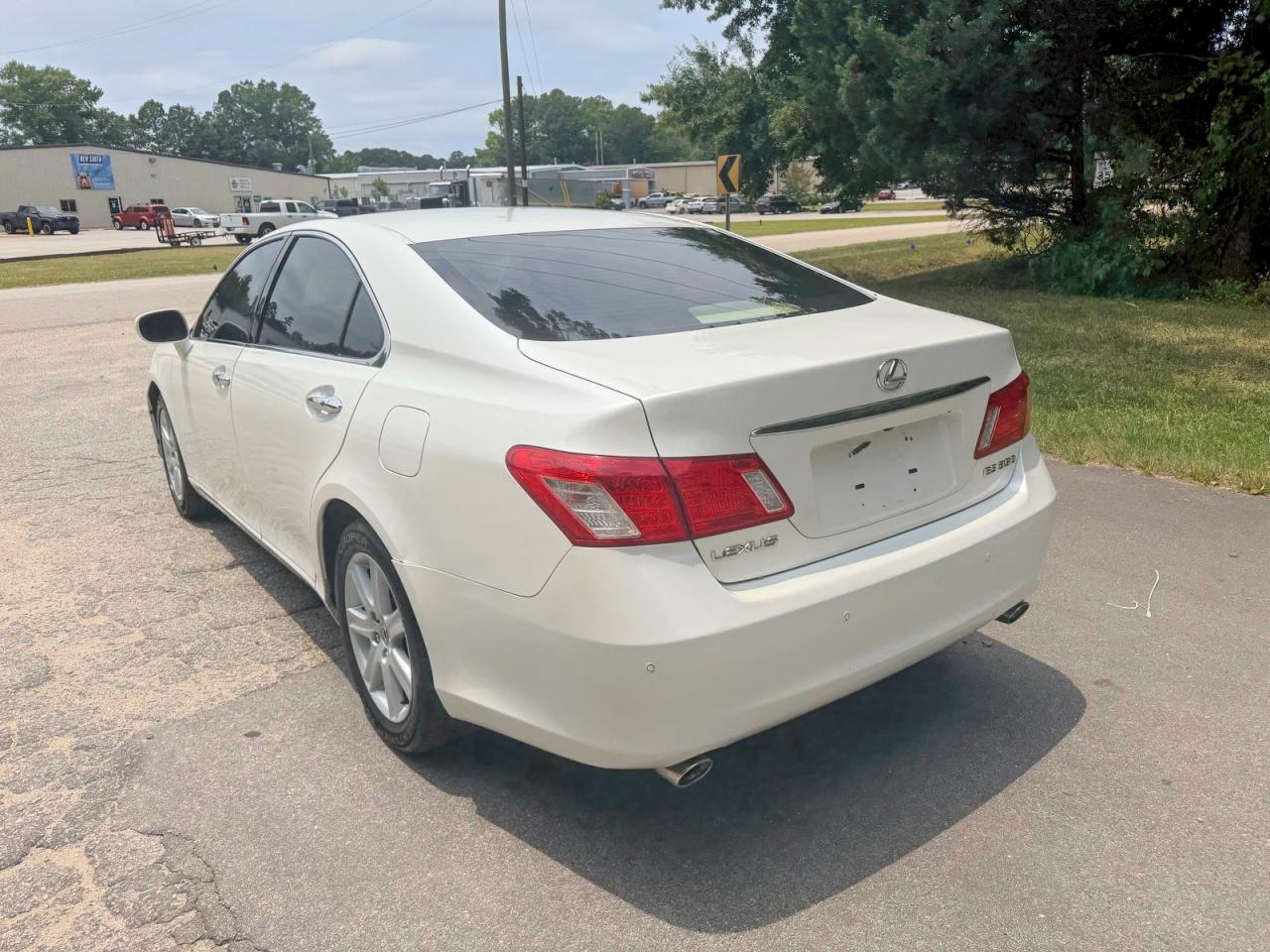 2008 Lexus Es 350 White vin: JTHBJ46G582224722
