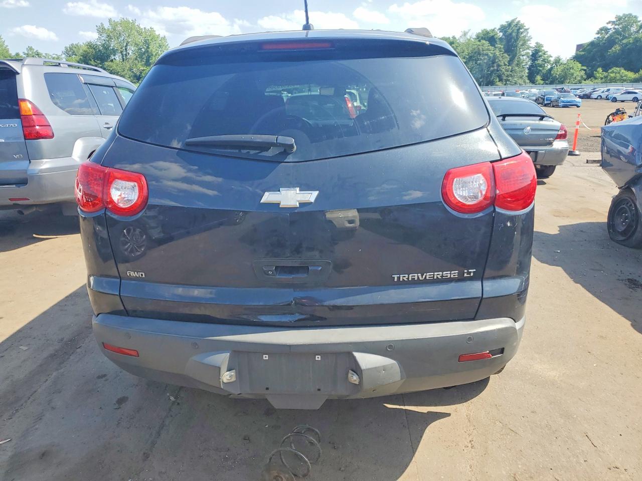 2012 Chevrolet Traverse Lt Black vin: 1GNKVJEDXCJ190973