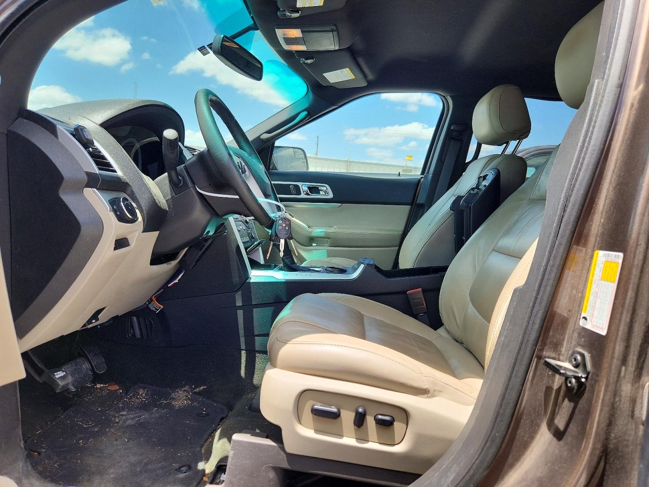 2015 Ford Explorer Xlt Brown vin: 1FM5K7D8XFGC62130