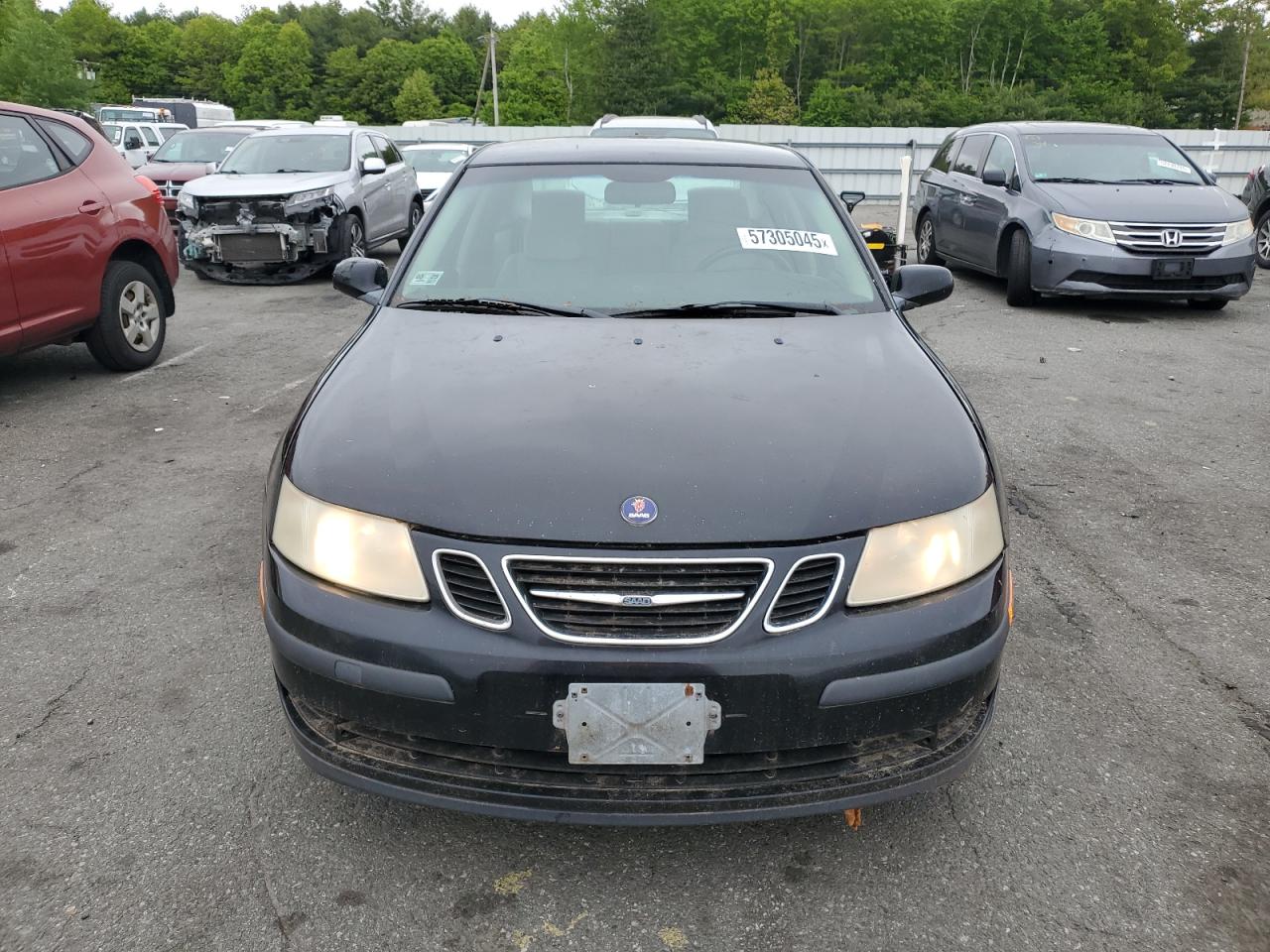 2005 Saab 9-3 Linear Черный vin: YS3FB45S151037364