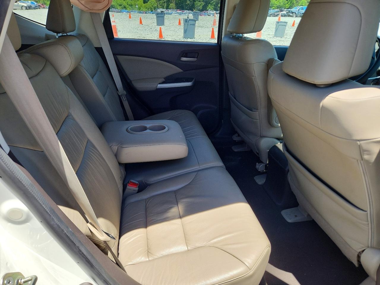 2013 Honda Cr-v Exl White vin: 5J6RM3H7XDL016820