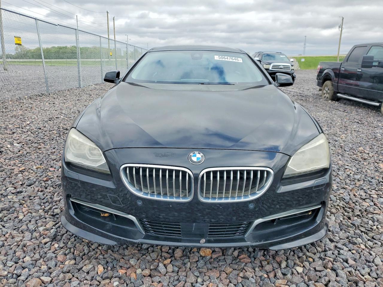 2013 Bmw 650 Xi Black vin: WBA6B4C52DD098611