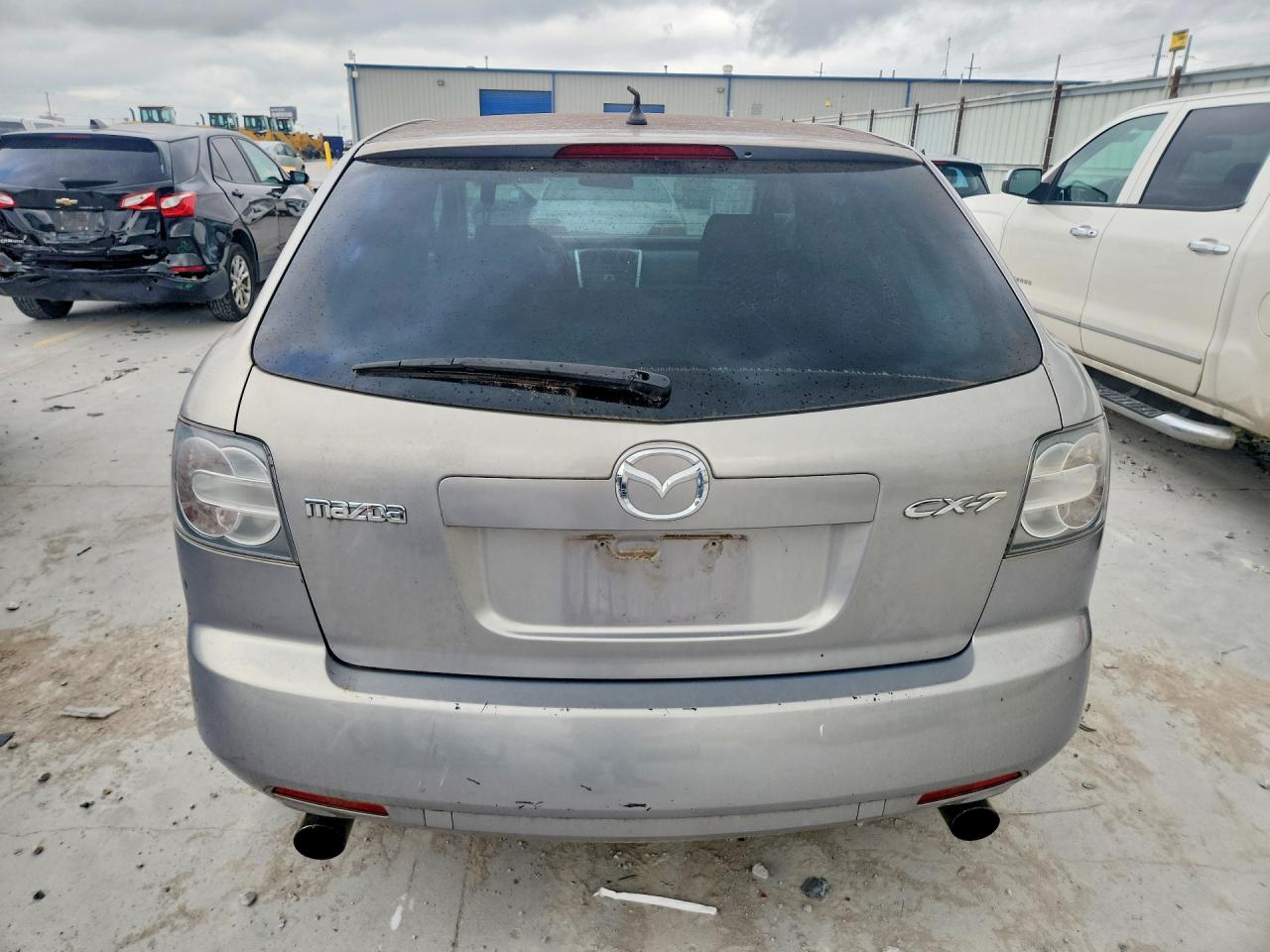 2008 Mazda Cx-7 Silver vin: JM3ER29L480204890