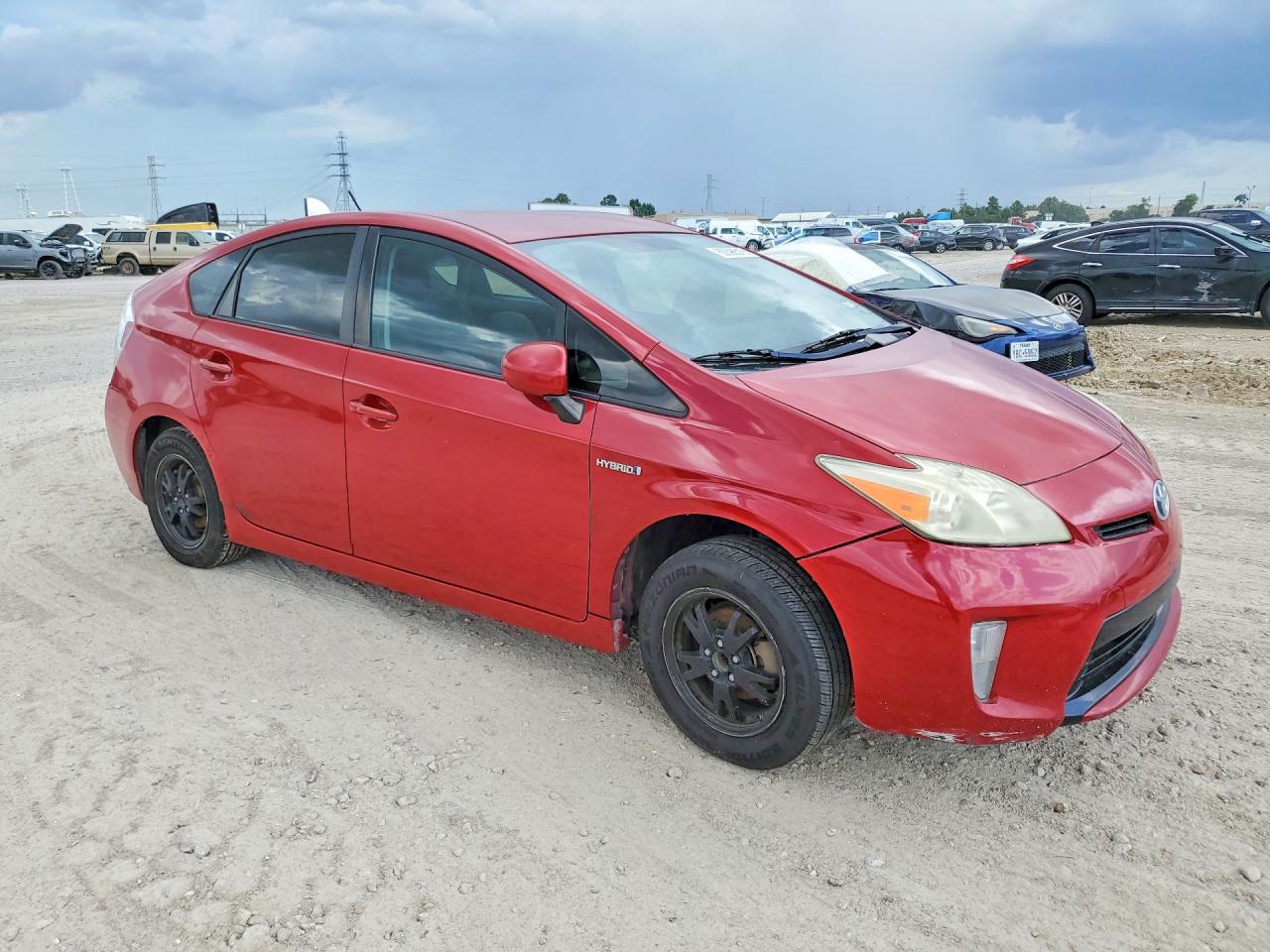 2013 Toyota Prius Two Red vin: JTDKN3DU4D0338032