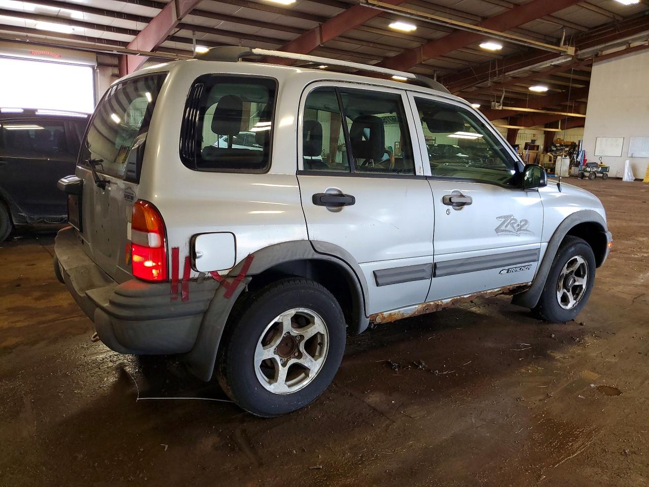 2002 Chevrolet Tracker Zr2 Silver vin: 2CNBJ734326907330