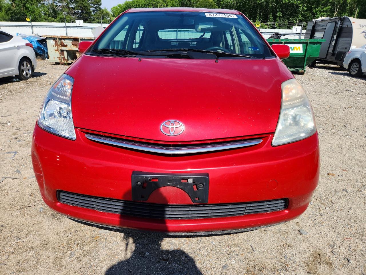 2008 Toyota Prius Red vin: JTDKB20U683348168