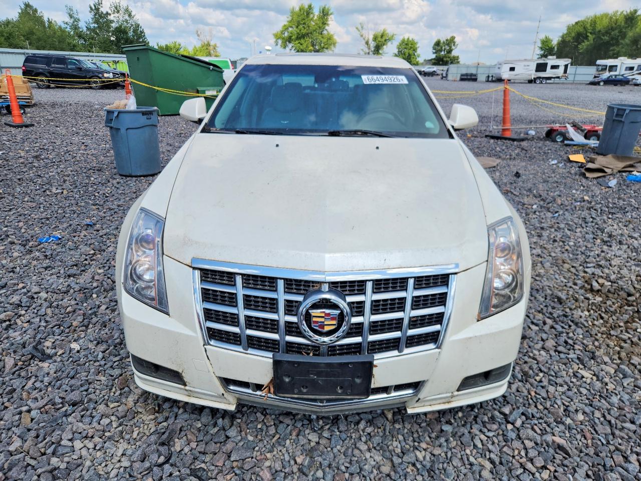 2013 Cadillac Cts Luxury Collection White vin: 1G6DG5E5XD0179638