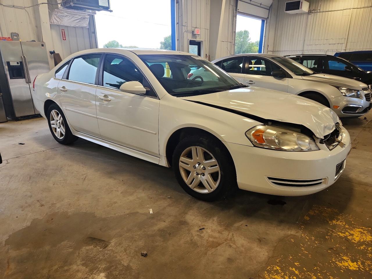 2014 Chevrolet Impala Limited Lt White vin: 2G1WB5E35E1133863