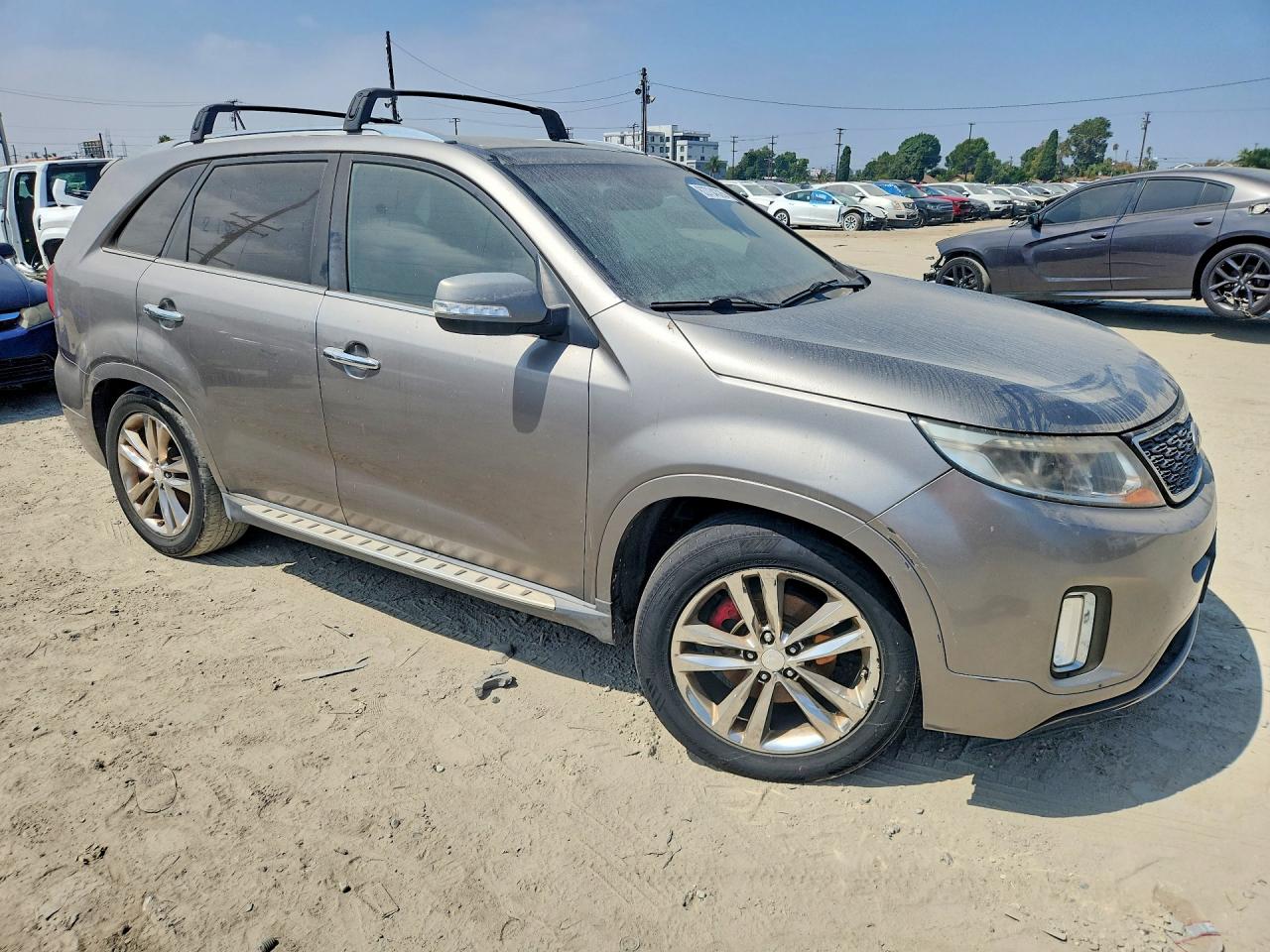 2014 Kia Sorento Sx Limited Gray vin: 5XYKW4A71EG484191