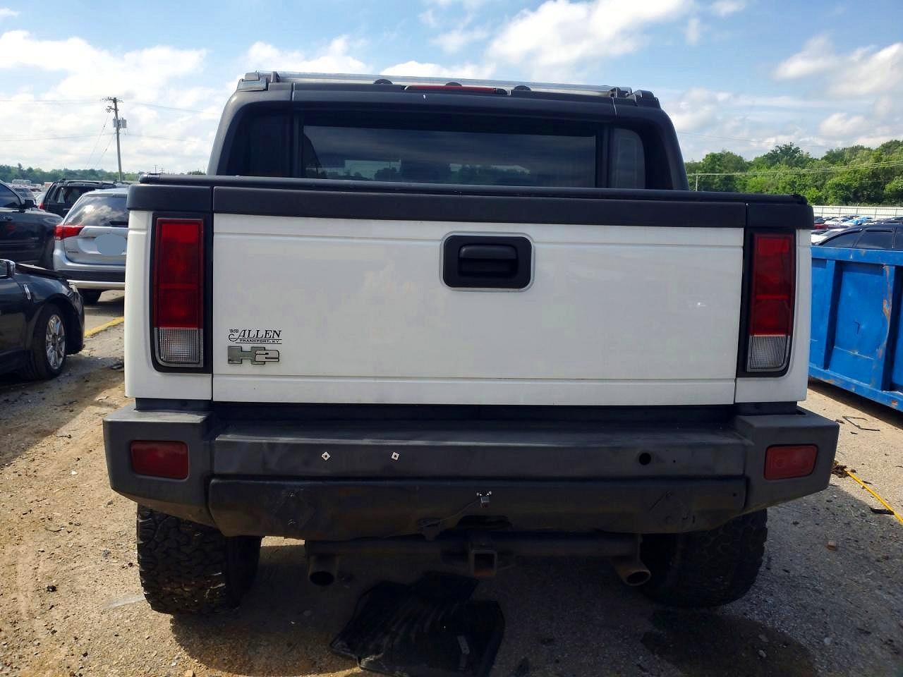2006 Hummer H2 Sut White vin: 5GRGN22U06H118375