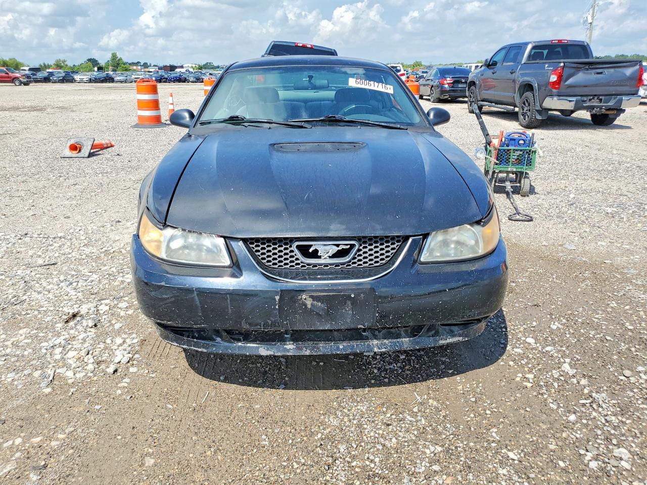 2003 Ford Mustang Black vin: 1FAFP40433F393712
