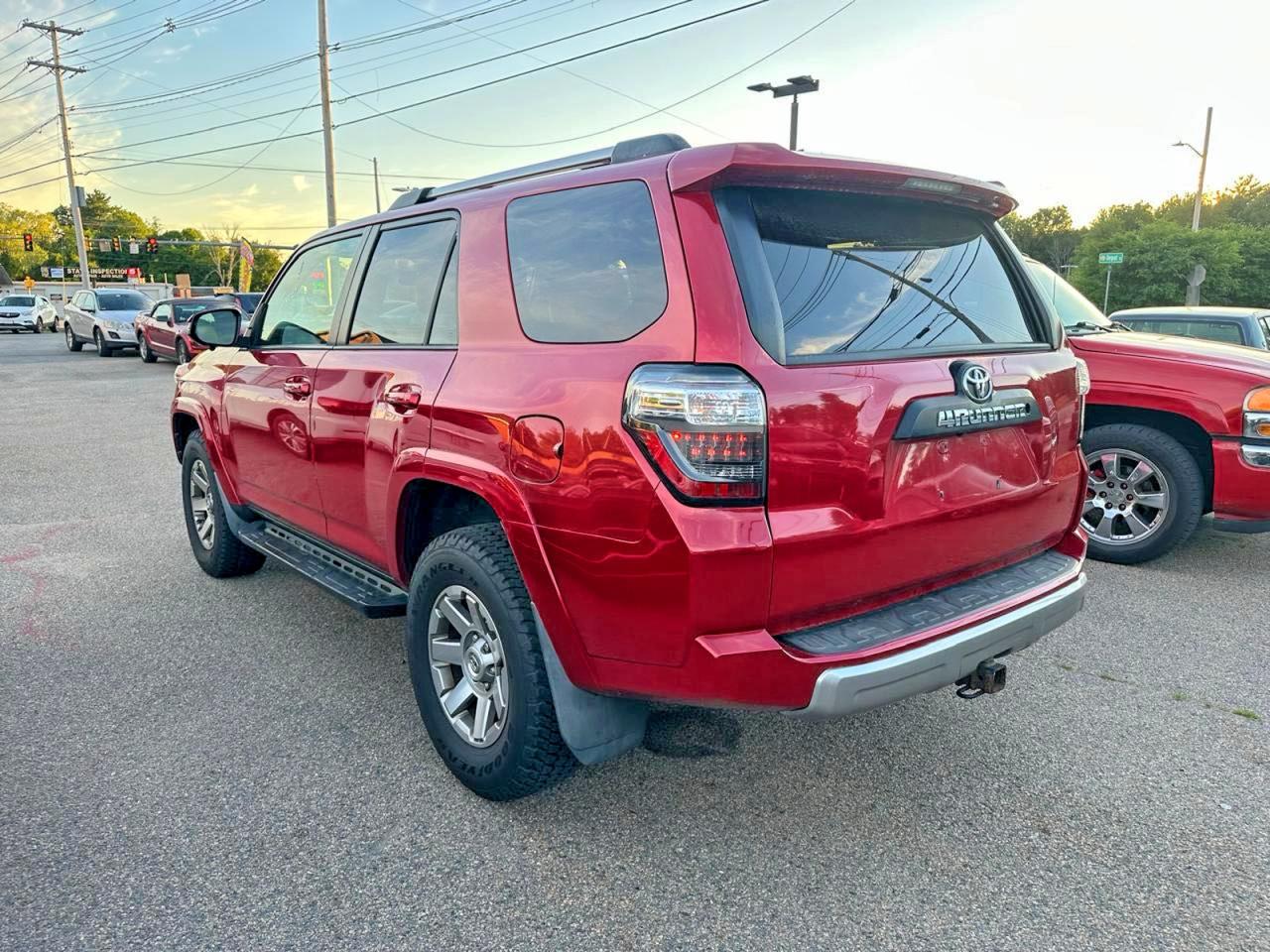 2015 Toyota 4runner Trail Premium Red vin: JTEBU5JRXF5265653