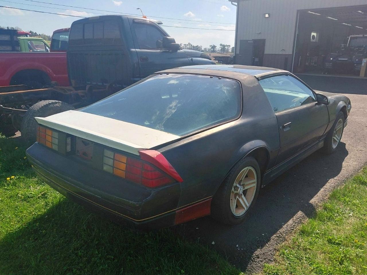 1987 Chev Camaro Черный vin: 1G1FP21F9HN102666