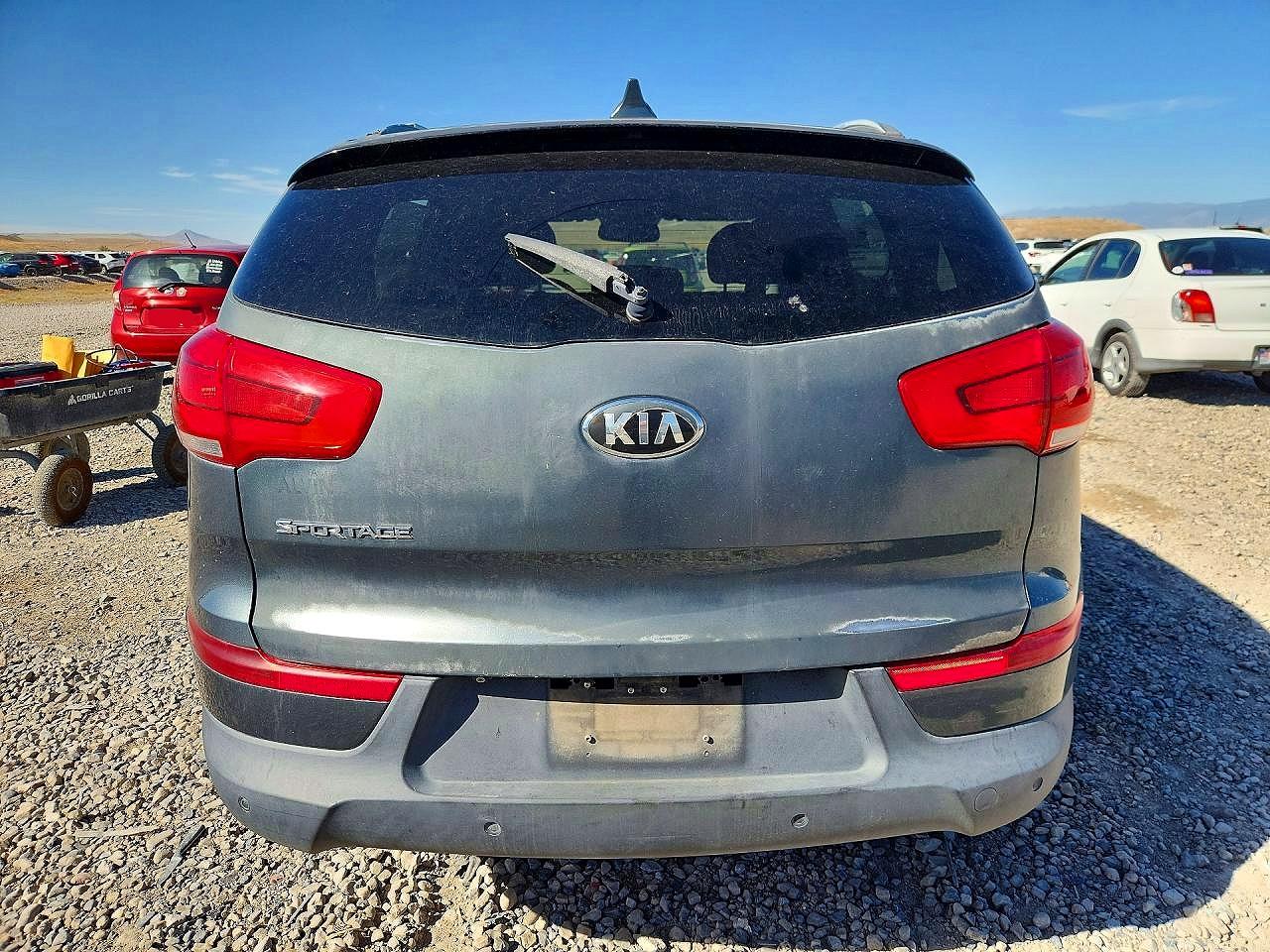 2014 Kia Sportage Lx Green vin: KNDPB3AC3E7550312