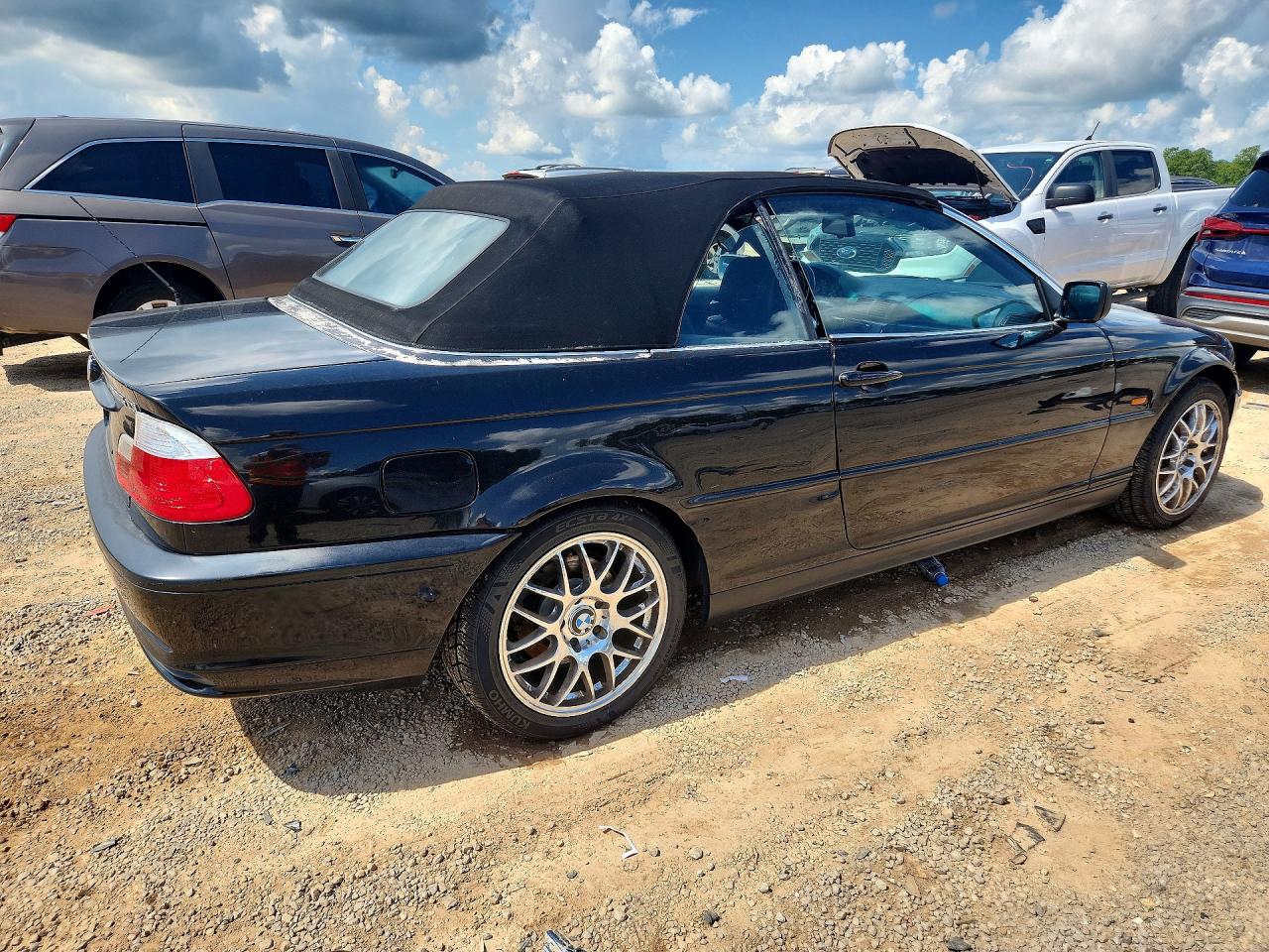 2002 Bmw 325 Ci Black vin: WBABS33432PG86466