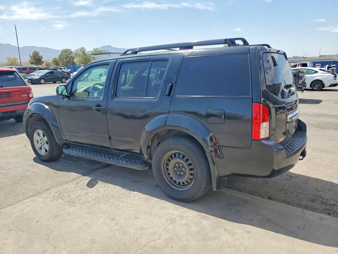 2008 Nissan Pathfinder S Black vin: 5N1AR18U68C623958