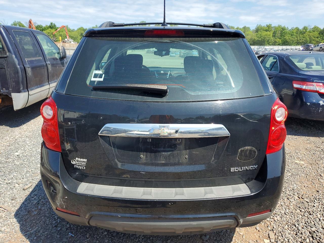2013 Chevrolet Equinox Ls Black vin: 2GNFLCEK4D6326305