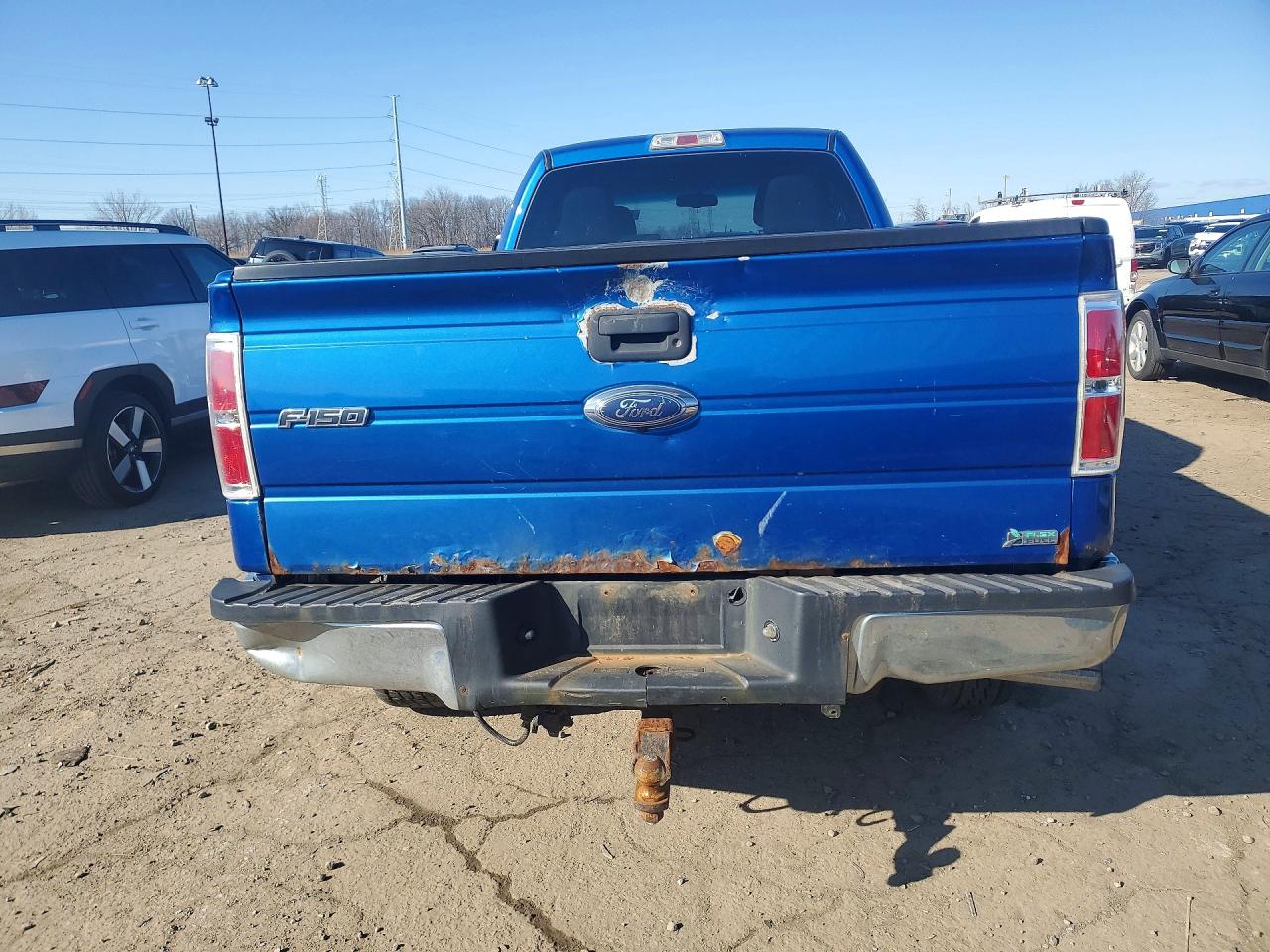 2010 Ford F150 Super Cab Blue vin: 1FTVX1EVXAKE35559