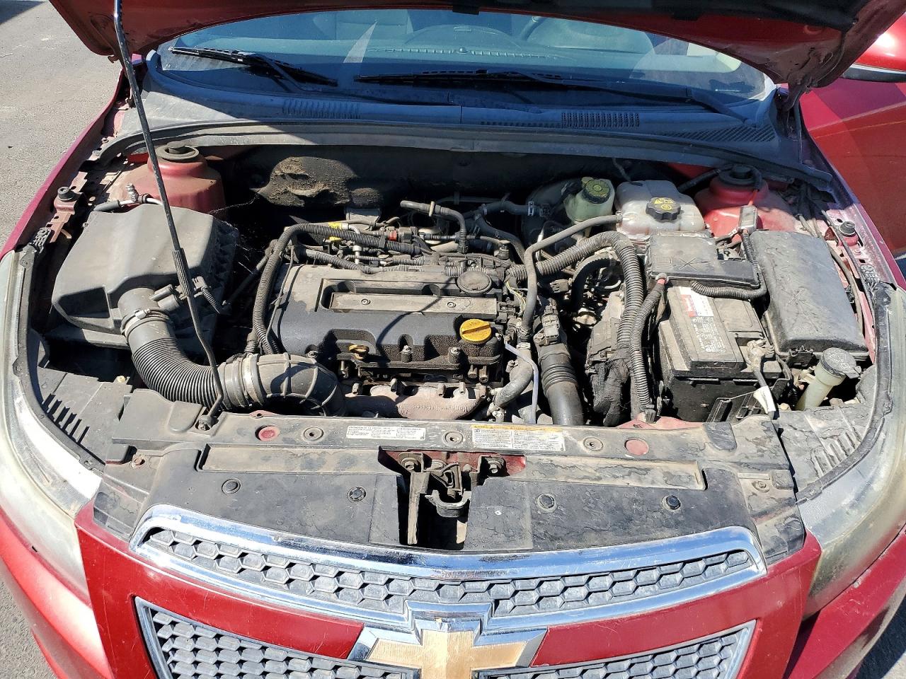 2013 Chevrolet Cruze Lt Red vin: 1G1PC5SB2D7267146