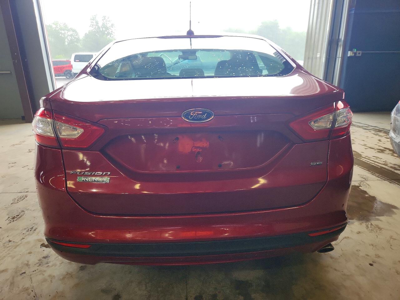 2014 Ford Fusion Se Phev Красный vin: 3FA6P0PU6ER216320