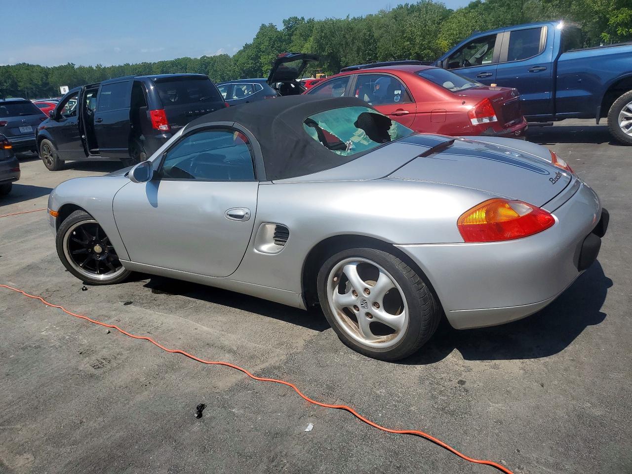 1997 Porsche Boxster Silver vin: WP0CA2981VS620611