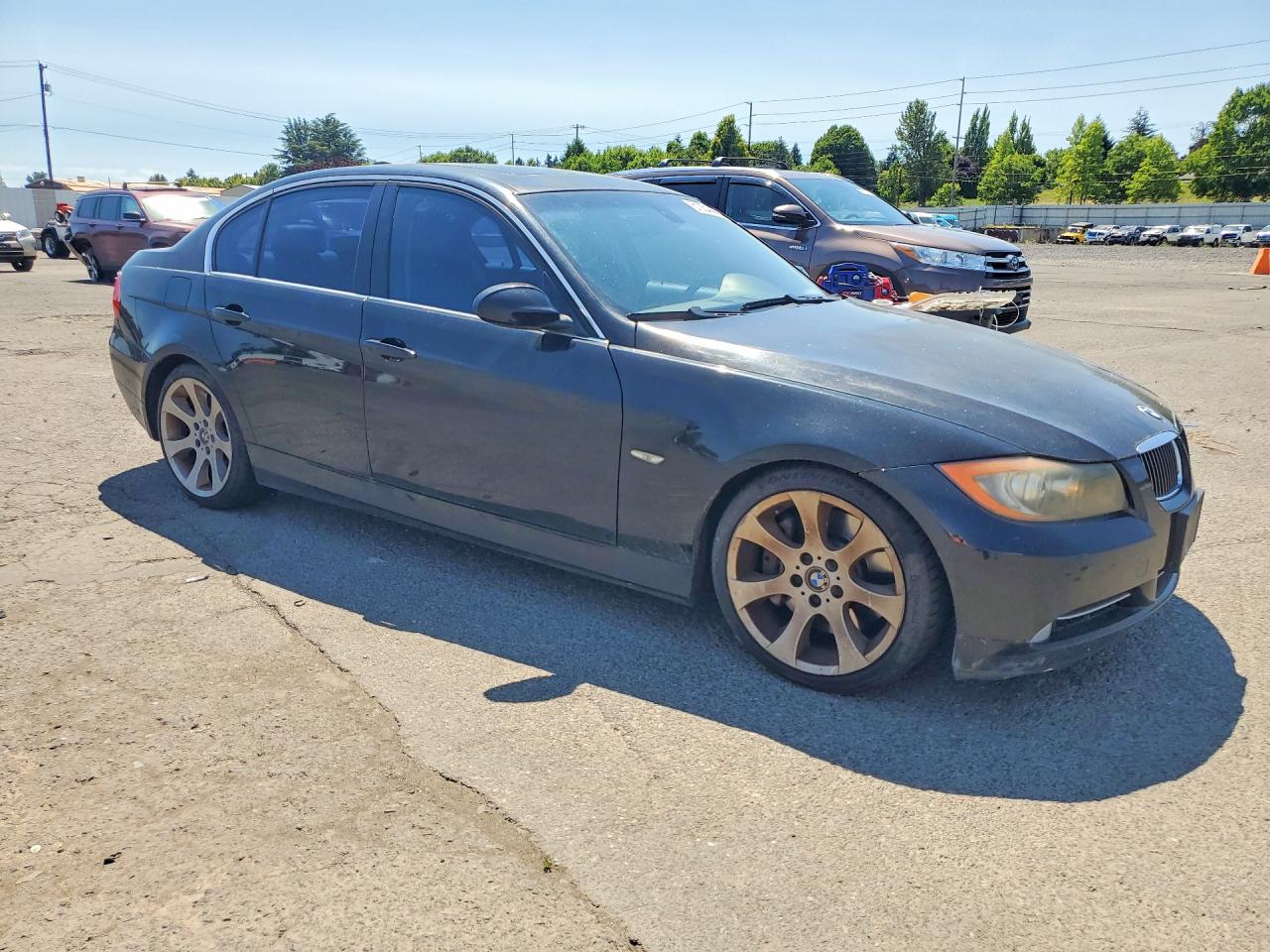 2008 Bmw 335 I Black vin: WBAVB735X8VH24812