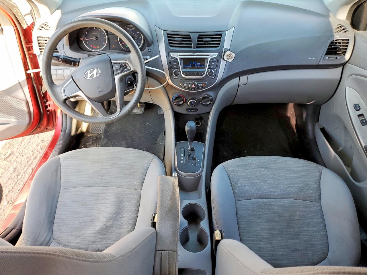 2015 Hyundai Accent Gs Red vin: KMHCT5AEXFU213661