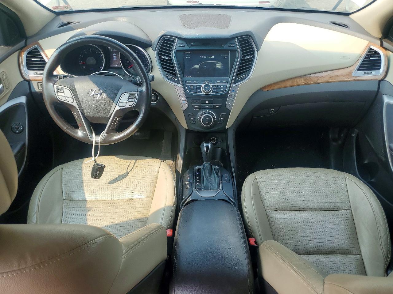 2014 Hyundai Santa Fe Limited Белый vin: KM8SR4HF9EU072020