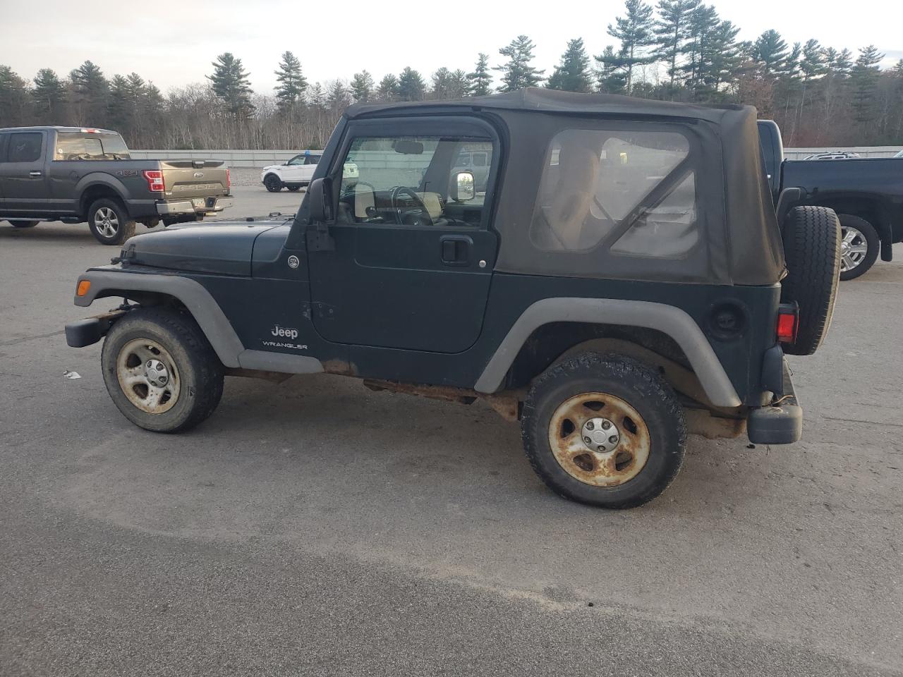 2005 Jeep Wrangler / Tj Se Green vin: 1J4FA29195P370872