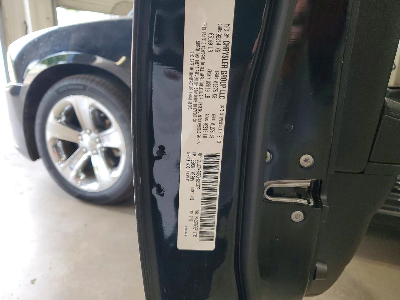 2013 Dodge Charger Se Black vin: 2C3CDXBG5DH696378