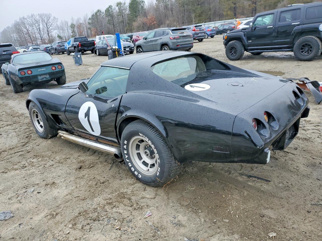 1976 Chevrolet Corvette Black vin: 1Z37L6S439227