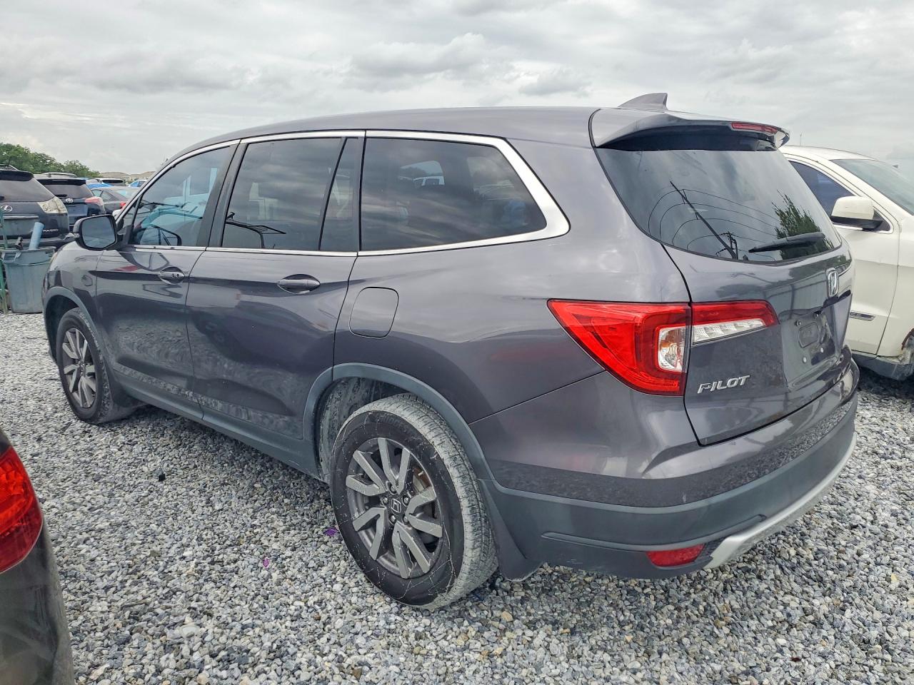 2019 Honda Pilot Exl Gray vin: 5FNYF5H50KB013382