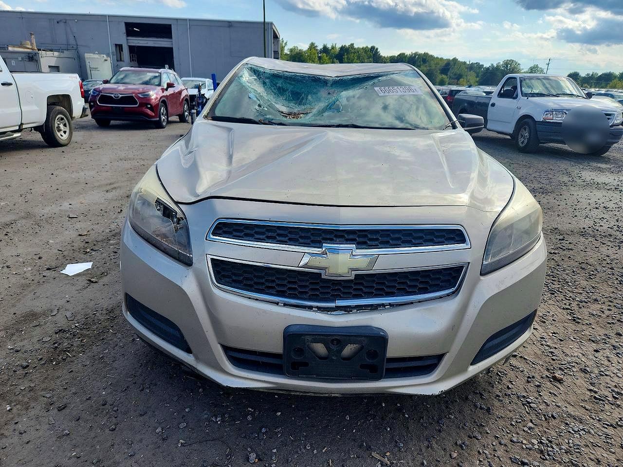 2013 Chevrolet Malibu Ls Tan vin: 1G11B5SA6DF188990