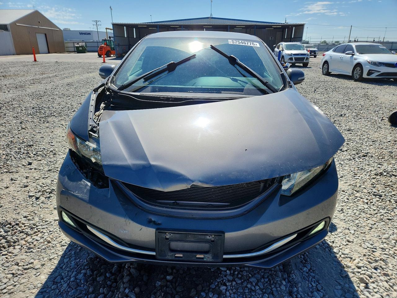 2013 Honda Civic Hybrid Серый vin: 19XFB4F26DE000926