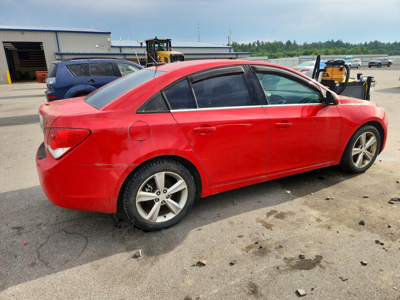2014 Chevrolet Cruze Lt Red vin: 1G1PE5SB2E7312016