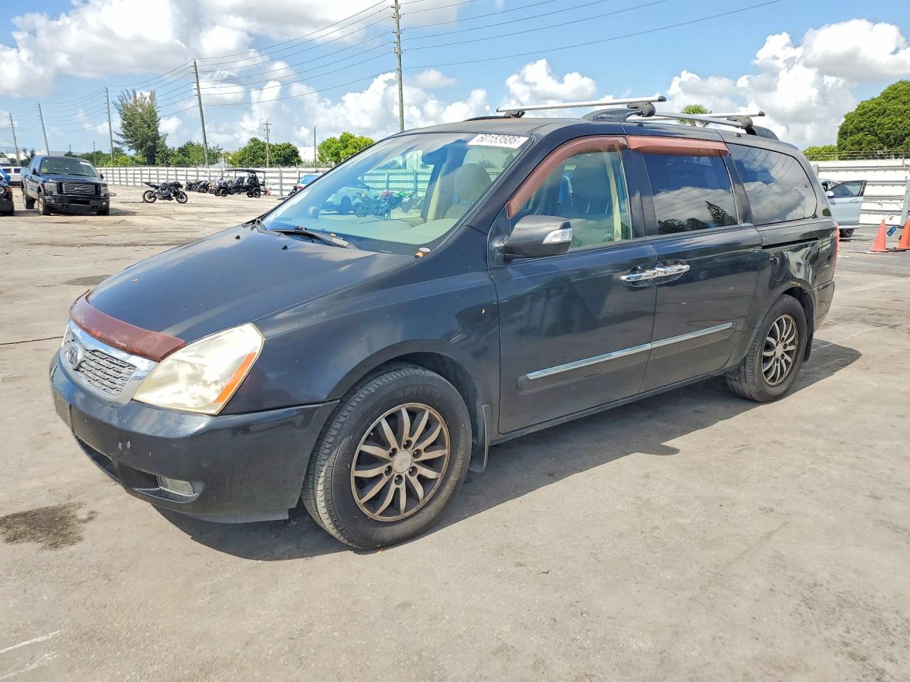 2011 Kia Sedona Ex Black vin: KNDMH4C72B6387256