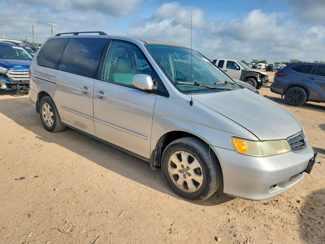 2003 Honda Odyssey Exl Silver vin: 5FNRL18003B008789