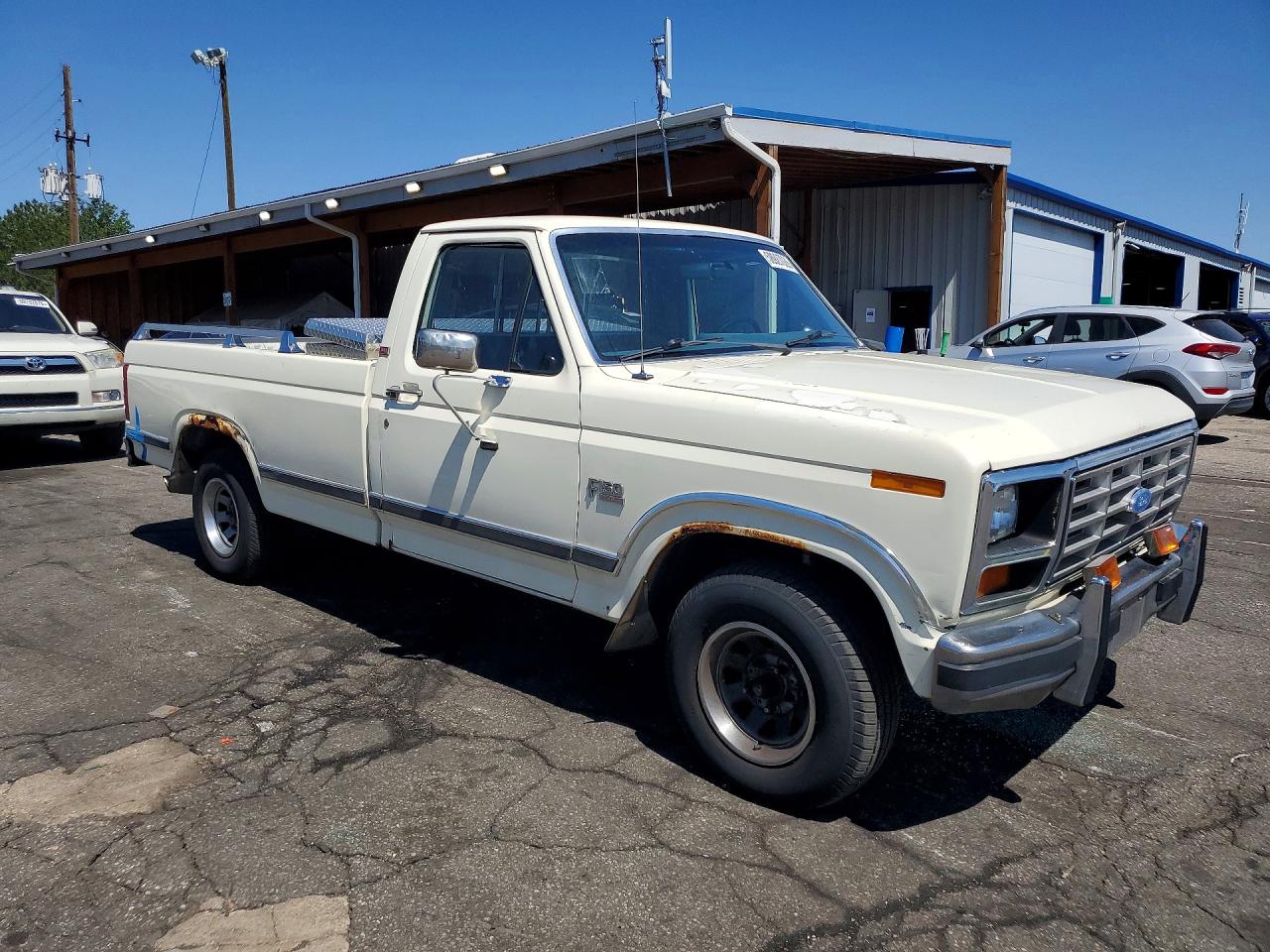 1986 Ford F150 White vin: 1FTDF15NXGPB15359